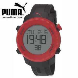 Puma Sharp Unisex Digital Watch Red & Black PU911031005