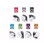 EZRA Mini MP3 USB Clip Music Player 16GB Micro SD Card Music Media Earphone