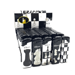 Electronic Lighter Pk 50 Chess