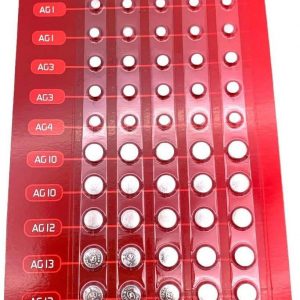 50 Assorted Mixed Alkaline Button Cell Batteries 377 AG1 AG3 AG4 AG10 AG12 AG13
