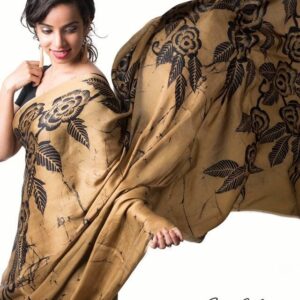 COPPER BLACK DELIGHT Sari By Anavi