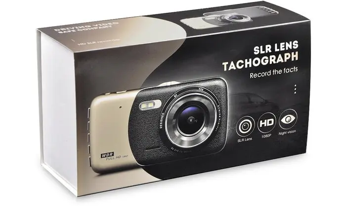 Hirix HD 1080p Front Rear Dashcam SLR Tachograph