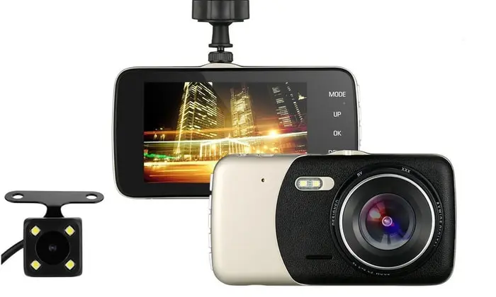 Hirix HD 1080p Front Rear Dashcam SLR Tachograph - Image 2