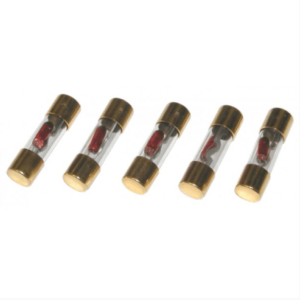 30A 5Pcs gold plated glass AGU fuses W/a Red Light Pack Car Audio Amp Amplifier 30A