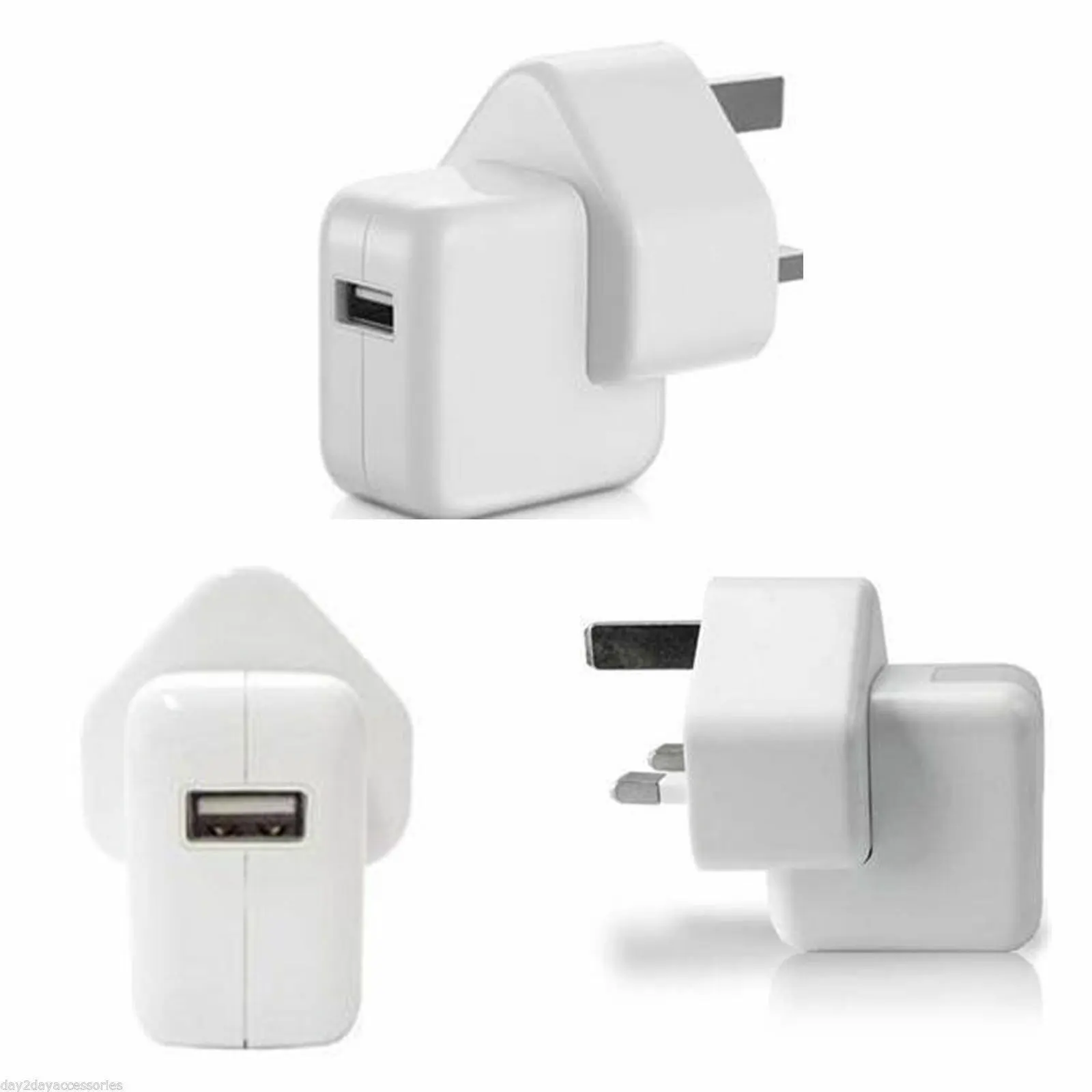 Genuine Apple 10w USB Mains Charger Power Adapter iPod iPhone X XR XS Pro 9.7