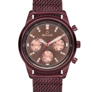 OMAX VC01F55I Man's Wrist Watch Brown