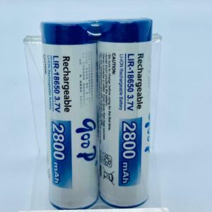 2 x GOOP 2800mAh 3.7V 18650 Ni-MH Rechargeable Battery