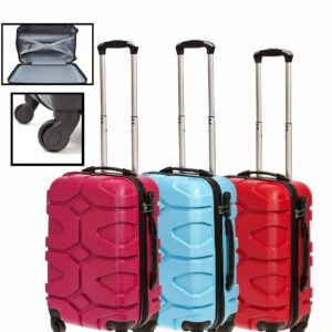 Cabin Hand Luggage Suitcase Ryanair 4 Wheels ABS Travel Case