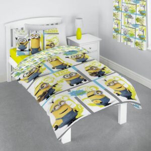 Despicable Me Minions 'Try Harder' Single Reversible Duvet Cover Set