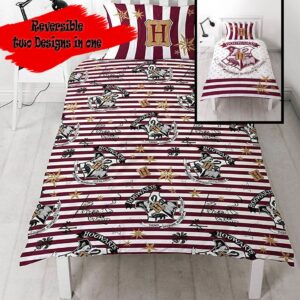 Harry Potter Single Reversible 50% Cotton Duvet Set