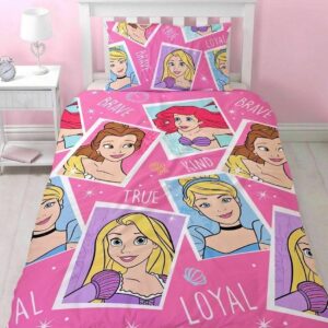 Disney Princess 'Royal' Single Reversible Duvet Cover Set