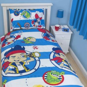 Disney Jake and The Never Land Pirates Doubloons 'Single' Reversible Duvet Set