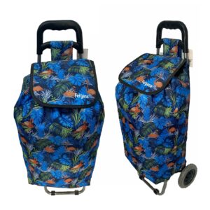 Fergana Flamingo Lightweight Two wheel Large Shopping Trolley