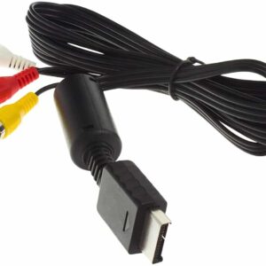 2 x Sony PS1 PS2 PS3 System AV Audio Video Cable Cord