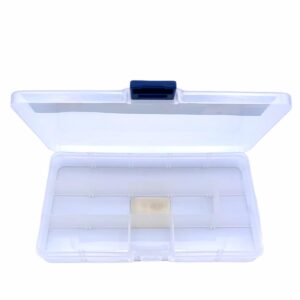 Plastic Clear Storage Container Box Jewellery Earplugs Bead Case Rectangle-17CMX10CM