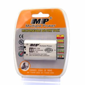 MULTIPLE POWER rechargeable 3.6v 850mAh battery Pack | MP-104