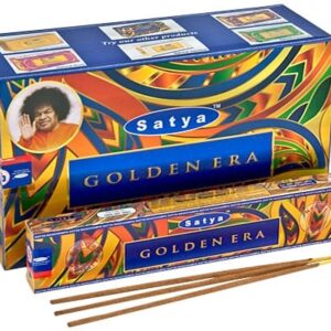 Satya NATURAL SANDAL (Golden Era) Satya Natural Incense Sticks15g BOX of 12 Packets