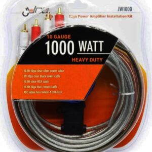 JUICE JW1000 1000 watts high power amplifier installation Kit |10 gauge wiring kit