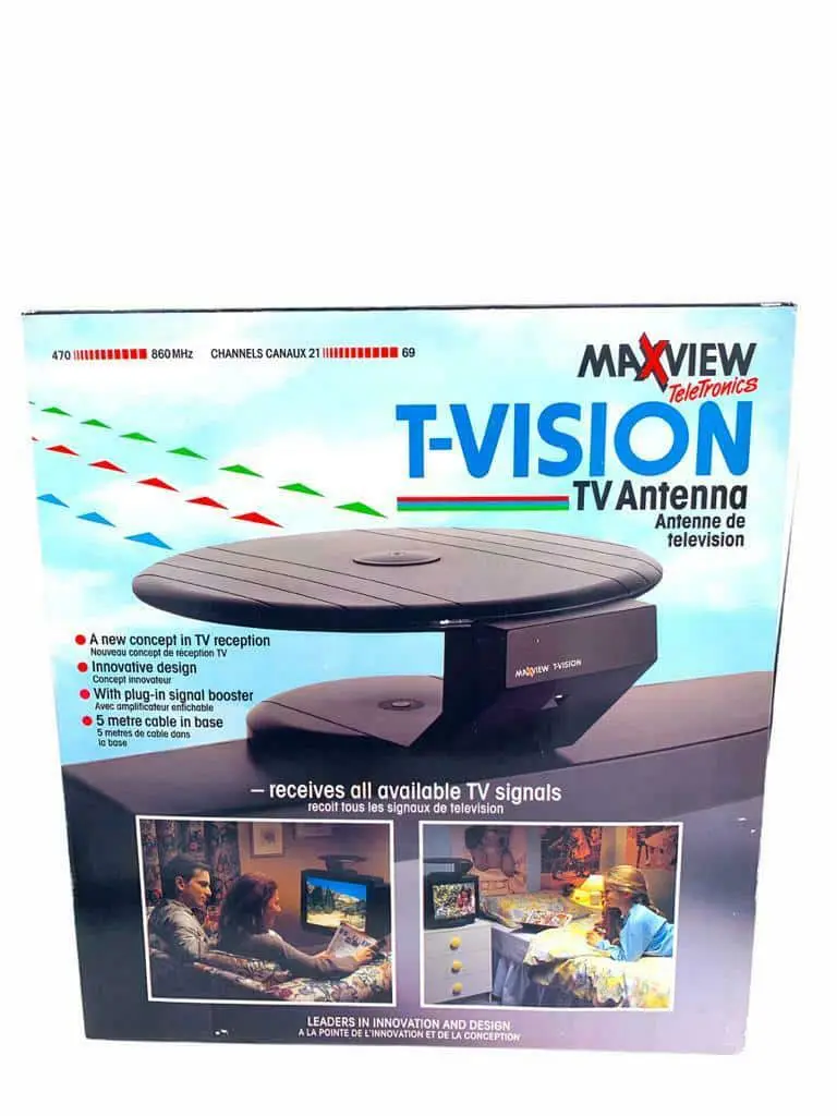 Maxview Teletronics T-Vision TV Antenna | With Signal Booster | Antenna de Television