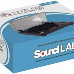 SoundLAB Professional USB Belt Drive Turntable | With AUDACITY Software| G056F