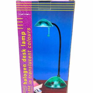 Halogen Desk Lamp In Translucent Colours | With 20 WATT Bulb| Max. Height 45cm