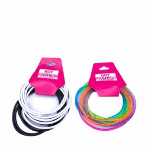 Thin Wristbands Party Hot Fashion Hand Bands | Multi Colour | 12|  Multi Colour | Black & White
