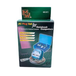 MW AC Plug Set For Notebook Computer | Ideal Partner For Zip Drive | MWBT1