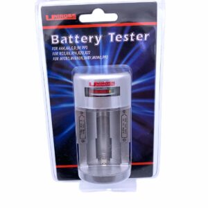 UNIROSS Battery Tester |For Micro, Mignon, Baby, Mono, PP3|For AAA, AA, C, D, 9V