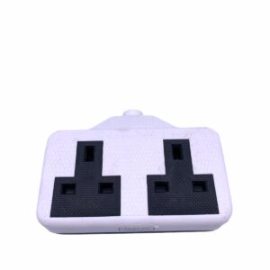 Two Gang Extension Socket |Connect To a Suitable Supply Via |13 AMP 250V AC Only