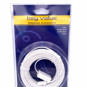15M Telephone Extension Lead | Kay Value Telephone Accessories