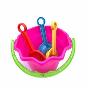 4 Pcs Kids Sand Beach Toys | Castle Bucket Spade Shovels | Toys | Birthday Gift