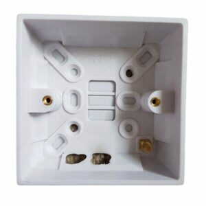 Wall Socket Casing | BS5733 | Plastic | White