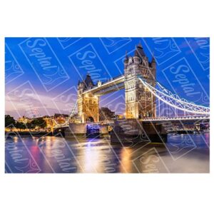 LONDON GLOSSY POSTER | PICTURE BANNER | DESIGN 1 | TOWER BRIDGE
