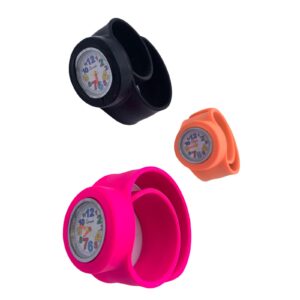Kids Watches | 12-Hour Dial Watch | For Gift to kids | Black, Pink, Cream Colour