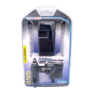 ULTRA MAX Universal Li-ion Lithium Battery Charger | Dual USB Input
