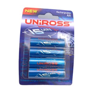 UNIROSS rechargeable AA batteries | R6-Mignon-2100mAh | 1,2 V |NI-MH