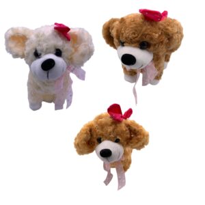 Plush Lying Dog | Cute Puppy | Soft Stuffed Cuddly Teddy Toy