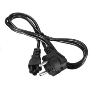 EU Europe C5 Cloverleaf Power Supply Adapter Mains Cable For Laptop 1.8M Long