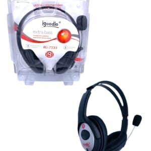 Wired Headphones Microphone Mic Super Bass IG -7535 igoodlo