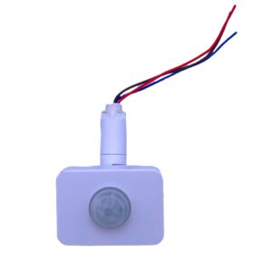 LED PIR Infrared Motion Sensor Detection Automatic Light Mini Closet Detector Smart Switch 85-265V | White | Plastic Body